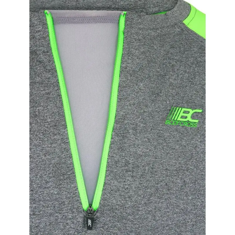 BODYCROSS Camiseta Para Correr Mile Gris - Camisetas Hombre Running 6 BODYCROSS Camiseta Para Correr Mile Gris - Camisetas Hombre Running - Imagen 4