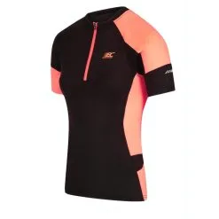 BODYCROSS Camiseta Para Correr Milie Negro - Ropa Mujer Running
