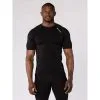 Camiseta Para Entrenamiento Jaya Negro - BODYCROSS - Ropa Hombre Running