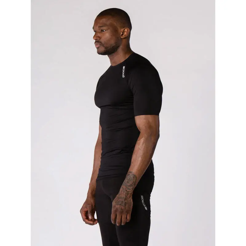 Camiseta Para Entrenamiento Jaya Negro - BODYCROSS - Ropa Hombre Running 5 Camiseta Para Entrenamiento Jaya Negro - BODYCROSS - Ropa Hombre Running - Imagen 3