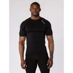Camiseta Para Entrenamiento Jaya Negro - BODYCROSS - Ropa Hombre Running