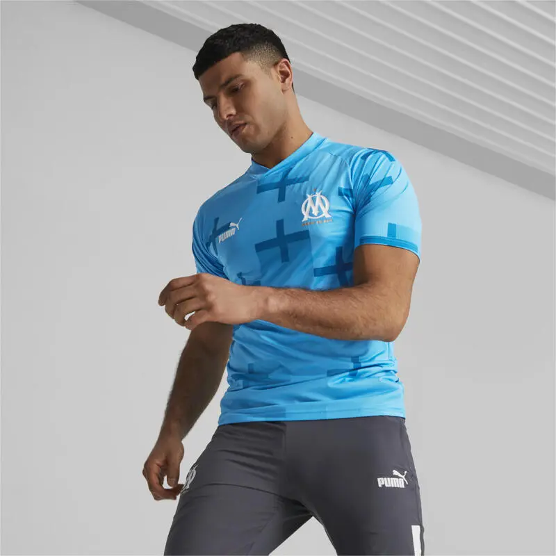 Camiseta Prepartido Hombre Olympique De Marseille PUMA - Fútbol Oficial 4 Camiseta Prepartido Hombre Olympique De Marseille PUMA - Fútbol Oficial - Imagen 2