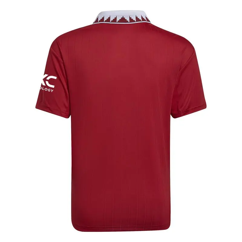 Camiseta Primera Equipación Manchester United Niños 2022 - ADIDAS | Fútbol/Ropa y equipamiento 4 Camiseta Primera Equipación Manchester United Niños 2022 - ADIDAS | Fútbol/Ropa y equipamiento - Imagen 2