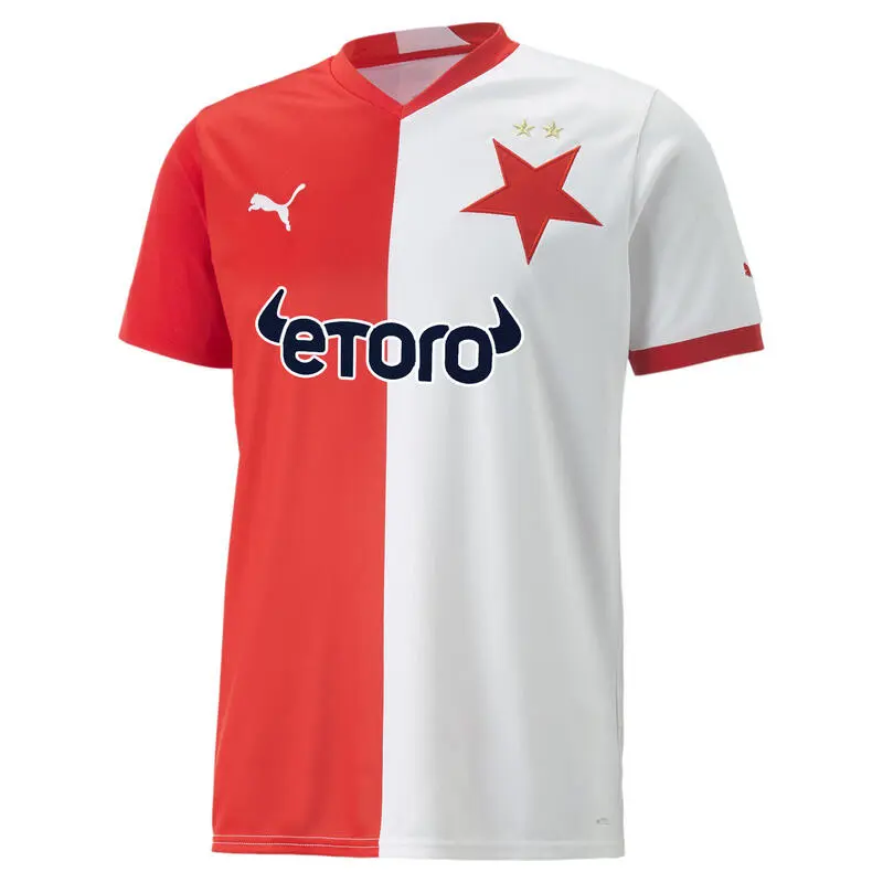 Camiseta Réplica SK Slavia Praga Local 22/23 Hombre PUMA | Fútbol Oficial 3 Camiseta Réplica SK Slavia Praga Local 22/23 Hombre PUMA | Fútbol Oficial