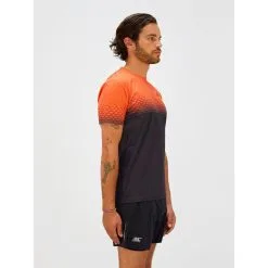 BODYCROSS Camiseta Running DJOE Naranja para Hombre - Ropa Deportiva Ligera y Transpirable -Running comercio camiseta running djoe naranja 1