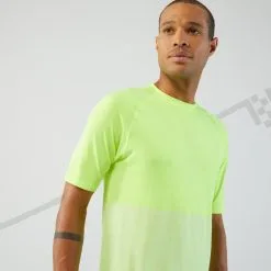 Camiseta Running Hombre Transpirable KIPRUN CARE Amarillo - Ligera y Cómoda para Entrenamientos -Running comercio camiseta running hombre transpirable kiprun care amarillo 3