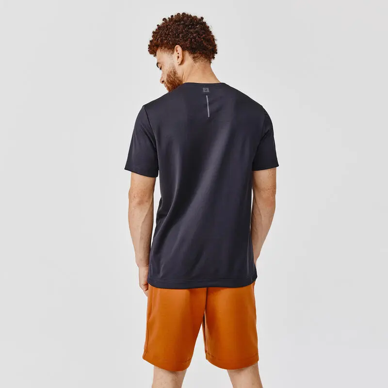 Camiseta Running Manga Corta Transpirable Hombre Dry Negra - Kalenji 4 Camiseta Running Manga Corta Transpirable Hombre Dry Negra - Kalenji - Imagen 2