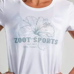 Camiseta Running Manga Corta Transpirable Mujer ZOOT LTD TEE Blanco - Ligera y Cómoda -Running comercio camiseta running manga corta transpirable mujer zoot ltd tee blanco 3