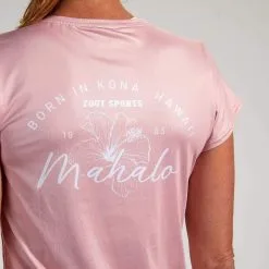 Camiseta Running Manga Corta Transpirable Mujer ZOOT LTD TEE Rosa | Ropa Deportiva Mujer -Running comercio camiseta running manga corta transpirable mujer zoot ltd tee rosa 2