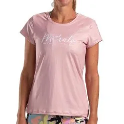 Camiseta Running Manga Corta Transpirable Mujer ZOOT LTD TEE Rosa | Ropa Deportiva Mujer