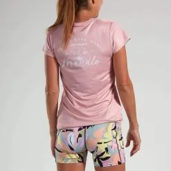 Camiseta Running Manga Corta Transpirable Mujer ZOOT LTD TEE Rosa | Ropa Deportiva Mujer -Running comercio camiseta running manga corta transpirable mujer zoot ltd tee rosa 3