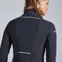 Camiseta Running Manga Larga con Cremallera para Mujer Kiprun Warm - Negro Coral -Running comercio camiseta running manga larga cremallera mujer kiprun warm negro coral 3