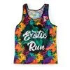 Camiseta Running Sin Mangas Mujer KAMUABU #EXOTICRUN Multicolor - Ropa Deportiva para Mujer