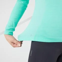 Camiseta Running Térmica Transpirable Mujer Kiprun Skincare Turquesa | Ropa Mujer/Running -Running comercio camiseta running termica transpirable mujer kiprun skincare turquesa 3