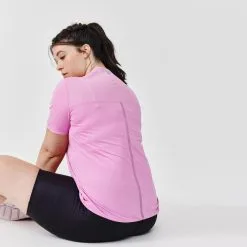 Kalenji Camiseta Running Transpirable Mujer Dry+ Breath Rosa - Ligera y Cómoda -Running comercio camiseta running transpirable mujer dry breath rosa 4