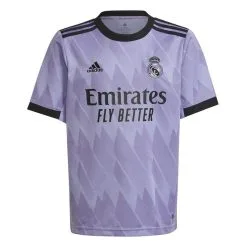 ADIDAS Camiseta Segunda Equipación Real Madrid Niño 2022 - Equipaciones Oficiales de Fútbol