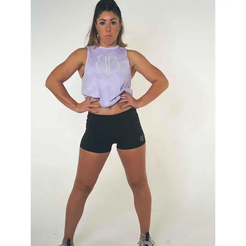 Camiseta Sin Mangas Mujer Banbroken Leivan Morado - Ropa de Musculación 6 Camiseta Sin Mangas Mujer Banbroken Leivan Morado - Ropa de Musculación - Imagen 4