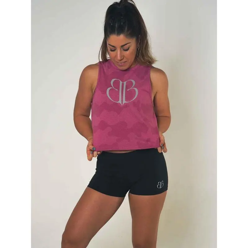 Camiseta Sin Mangas Mujer Banbroken Mico Rojo - Ropa de Musculación 7 Camiseta Sin Mangas Mujer Banbroken Mico Rojo - Ropa de Musculación - Imagen 5