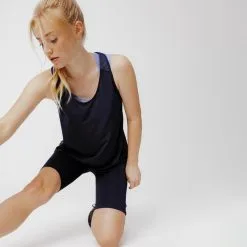 Kalenji Camiseta Sin Mangas Running Light Mujer Azul Oscuro - Ligera y Transpirable -Running comercio camiseta sin mangas running light mujer azul oscuro ligera 1