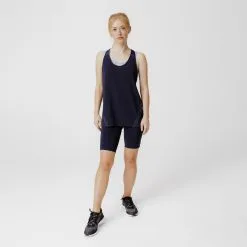 Kalenji Camiseta Sin Mangas Running Light Mujer Azul Oscuro - Ligera y Transpirable -Running comercio camiseta sin mangas running light mujer azul oscuro ligera 2