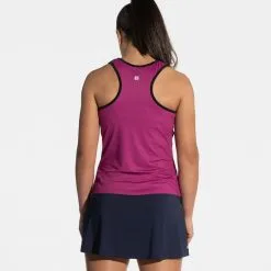 Camiseta Técnica Sin Mangas de Pádel para Mujer KUIKMA - Transpirable y Cómoda, Color Violeta -Running comercio camiseta sin mangas tecnica y transpirable de padel mujer 900 violeta 2