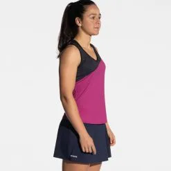 Camiseta Técnica Sin Mangas de Pádel para Mujer KUIKMA - Transpirable y Cómoda, Color Violeta -Running comercio camiseta sin mangas tecnica y transpirable de padel mujer 900 violeta 3