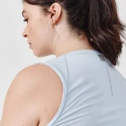 Kalenji Camiseta Sin Mangas Transpirable Running Mujer Dry Gris -Running comercio camiseta sin mangas transpirable running mujer dry gris 2