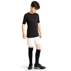 Camiseta Térmica de Fútbol Manga Corta Niños Kipsta Keepdry 500 Negra - Ropa Térmica para Deporte -Running comercio camiseta termica de futbol manga corta nios kipsta keepdry 500 negra 4