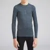 Camiseta Térmica De Fútbol Manga Larga Niño Kipsta Keepcomfort 100 Gris - Ropa Térmica de Alto Rendimiento -Running comercio camiseta termica de futbol manga larga nio kipsta keepcomfort 100 gris
