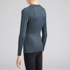 Camiseta Térmica De Fútbol Manga Larga Niño Kipsta Keepcomfort 100 Gris - Ropa Térmica de Alto Rendimiento -Running comercio camiseta termica de futbol manga larga nio kipsta keepcomfort 100 gris 2