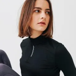 Kalenji Camiseta Térmica Running Mujer Negra - Ropa Deportiva Mujer 10 Kalenji Camiseta Térmica Running Mujer Negra - Ropa Deportiva Mujer -Running comercio camiseta termica running mujer negra 2