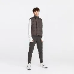 Chaleco Acolchado Running Cálido para Hombre - Caqui Oscuro | Kalenji -Running comercio chaleco acolchado running calido hombre caqui oscuro 4