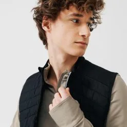 Chaleco Running Kalenji Run Warm+ Hombre Negro - Ligero y Transpirable para Carreras -Running comercio chaleco running kalenji run warm hombre negro 4