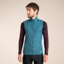 EVADICT Chaleco Trail Running Hombre Azul Cortavientos - Ligero y Transpirable -Running comercio chaleco trail running hombre azul cortavientos 3