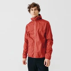 Chaqueta Cortavientos Running Hombre Perlante Kalenji Run Rain Gris - Ligera y Transpirable -Running comercio chaqueta cortavientos running hombre perlante kalenji run rain rojo