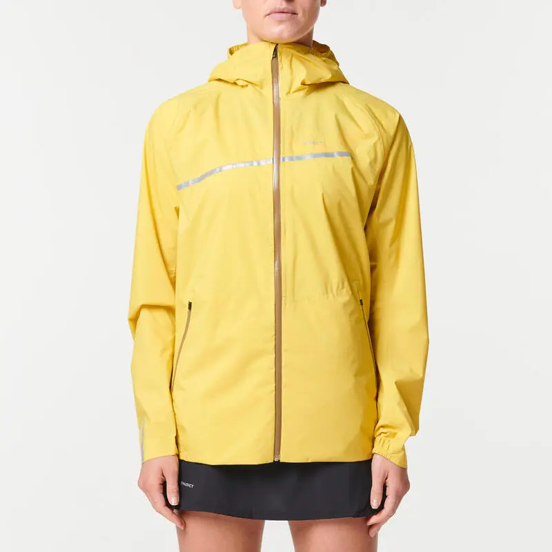 EVADICT Chaqueta Cortavientos Trail Running Impermeable Mujer Amarillo - Ligera y Transpirable 3 EVADICT Chaqueta Cortavientos Trail Running Impermeable Mujer Amarillo - Ligera y Transpirable