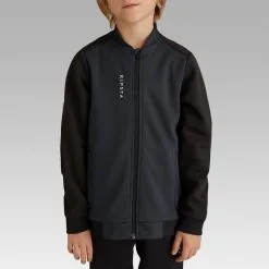 Chaqueta De Fútbol Con Cremallera Kipsta T100 Niños Negro - Ligera y Cómoda 8 Chaqueta De Fútbol Con Cremallera Kipsta T100 Niños Negro - Ligera y Cómoda -Running comercio chaqueta de futbol con cremallera kipsta t100 nios negro 1