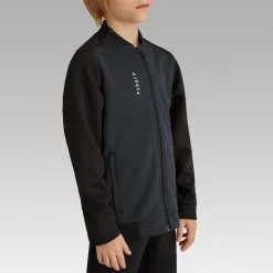Chaqueta De Fútbol Con Cremallera Kipsta T100 Niños Negro - Ligera y Cómoda 9 Chaqueta De Fútbol Con Cremallera Kipsta T100 Niños Negro - Ligera y Cómoda -Running comercio chaqueta de futbol con cremallera kipsta t100 nios negro 2