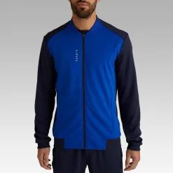 Chaqueta De Fútbol Kipsta T100 Adulto Azul - Ropa y Equipamiento para Fútbol -Running comercio chaqueta de futbol kipsta t100 adulto azul 1