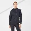 CHAQUETA DE RUNNING MUJER IMPERMEABLE CORTAVIENTO KIPRUN RAIN+ NEGRO - Ligera y Transpirable -Running comercio chaqueta de running mujer impermeable cortaviento kiprun rain negro