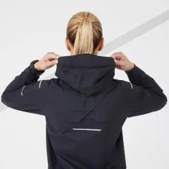 CHAQUETA DE RUNNING MUJER IMPERMEABLE CORTAVIENTO KIPRUN RAIN+ NEGRO - Ligera y Transpirable -Running comercio chaqueta de running mujer impermeable cortaviento kiprun rain negro 3