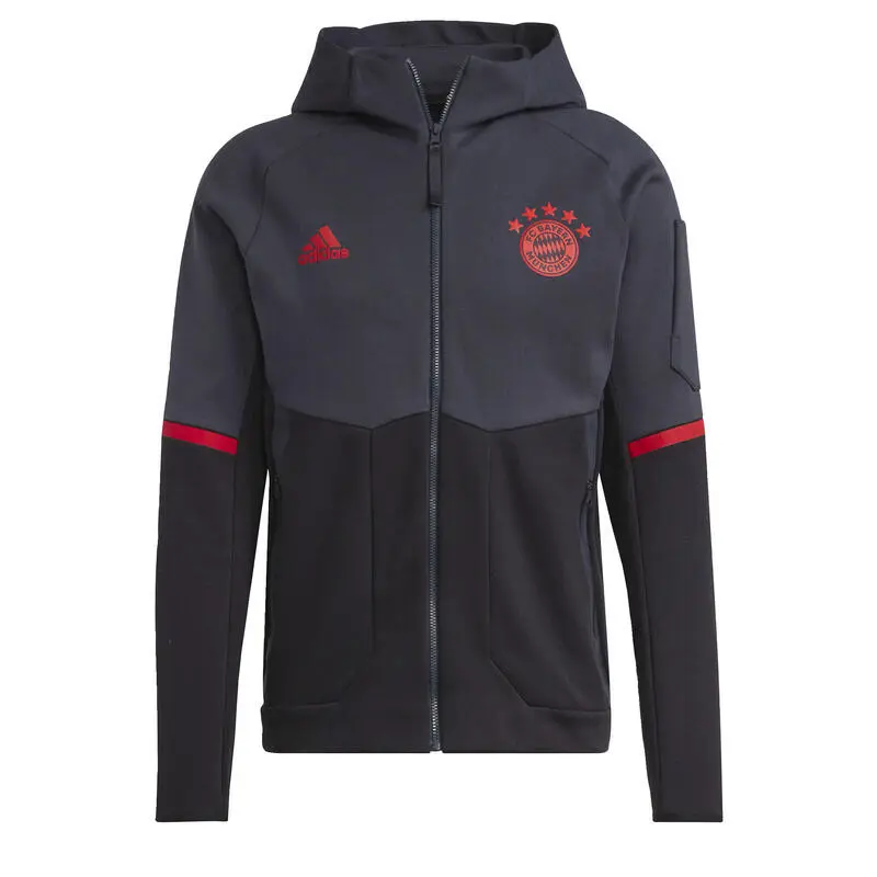 ADIDAS Chaqueta Himno FC Bayern - Ropa Oficial de Fútbol 4 ADIDAS Chaqueta Himno FC Bayern - Ropa Oficial de Fútbol - Imagen 2