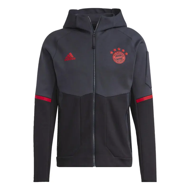ADIDAS Chaqueta Himno FC Bayern - Ropa Oficial de Fútbol 6 ADIDAS Chaqueta Himno FC Bayern - Ropa Oficial de Fútbol - Imagen 4