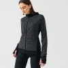 Chaqueta Running con Capucha para Mujer - Caliente y Reflectante, Negro | Kalenji -Running comercio chaqueta running capucha mujer warm negro motivos reflectantes