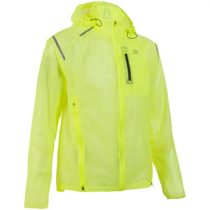 Chaqueta Trail Running Hombre Impermeable Kiprun Light Amarillo - Ligera y Transpirable 4 Chaqueta Trail Running Hombre Impermeable Kiprun Light Amarillo - Ligera y Transpirable - Imagen 2