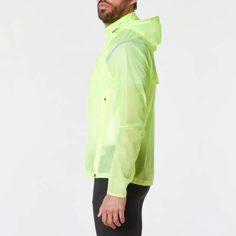 Chaqueta Trail Running Hombre Impermeable Kiprun Light Amarillo - Ligera y Transpirable 5 Chaqueta Trail Running Hombre Impermeable Kiprun Light Amarillo - Ligera y Transpirable - Imagen 3