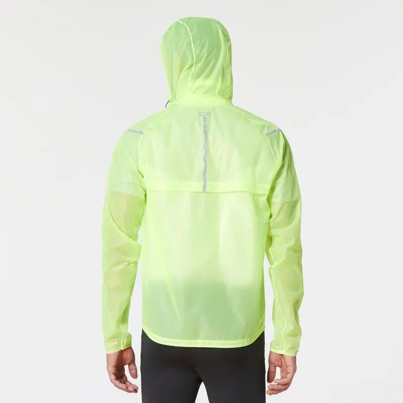 Chaqueta Trail Running Hombre Impermeable Kiprun Light Amarillo - Ligera y Transpirable 6 Chaqueta Trail Running Hombre Impermeable Kiprun Light Amarillo - Ligera y Transpirable - Imagen 4