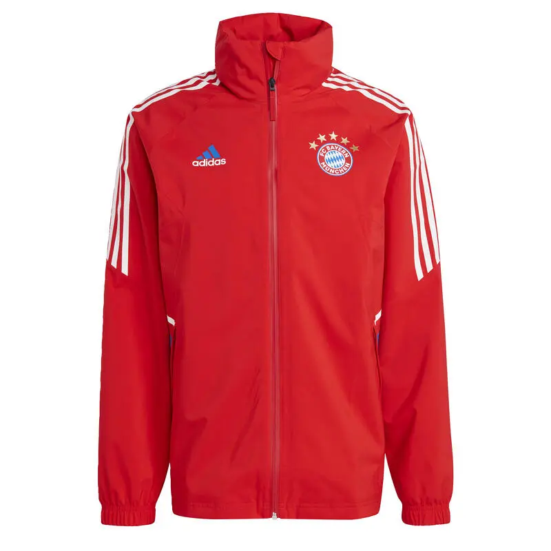 ADIDAS Chubasquero FC Bayern Condivo 22 - Impermeable Oficial de Fútbol 4 ADIDAS Chubasquero FC Bayern Condivo 22 - Impermeable Oficial de Fútbol - Imagen 2
