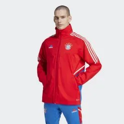 ADIDAS Chubasquero FC Bayern Condivo 22 - Impermeable Oficial de Fútbol