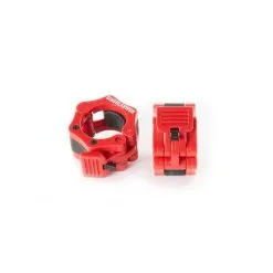 SINGULAR WOD Cierres con Bloqueo Rojo (Par) - Seguridad y Durabilidad para Mancuernas -Running comercio cierres con bloqueo rojo par 4